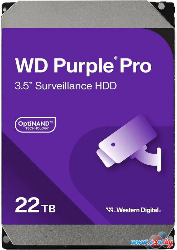 Жесткий диск WD Purple Pro 22TB WD221PURP в Бресте