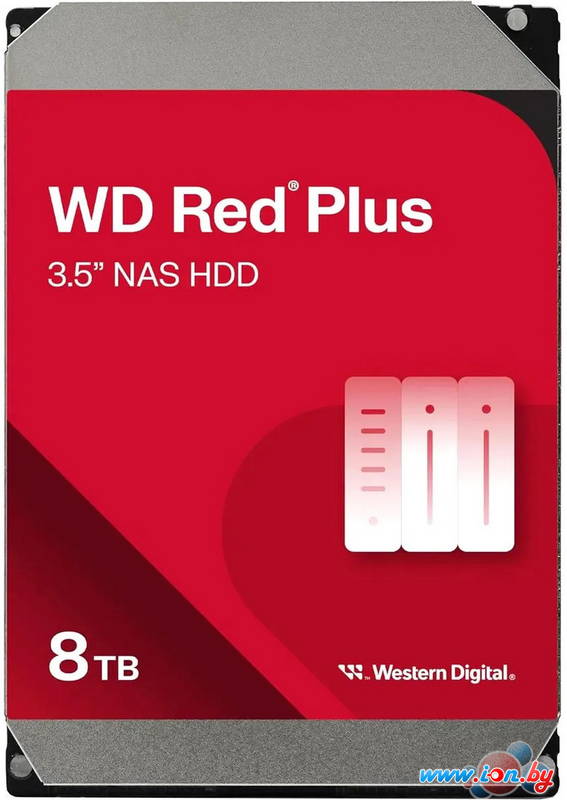 Жесткий диск WD Red Plus 8TB WD80EFPX в Минске