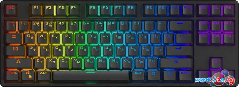 Клавиатура Akko 5087S Black Shine-Through (Akko Cream Yellow V3) в Могилёве