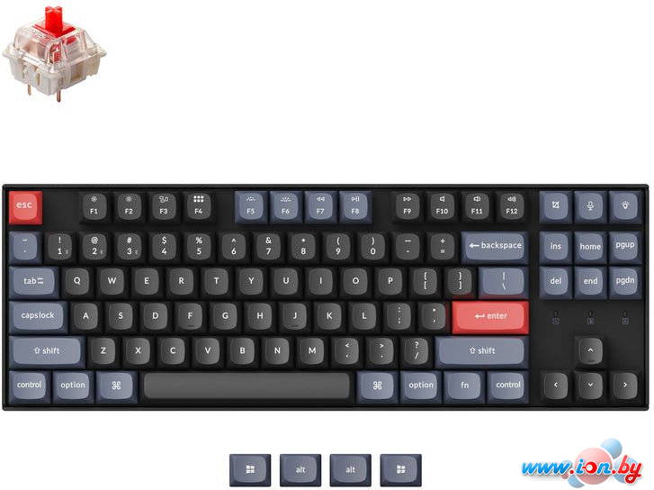 Клавиатура Keychron K8 Pro RGB K8P-H1-RU (Gateron G Pro Red) в Бресте