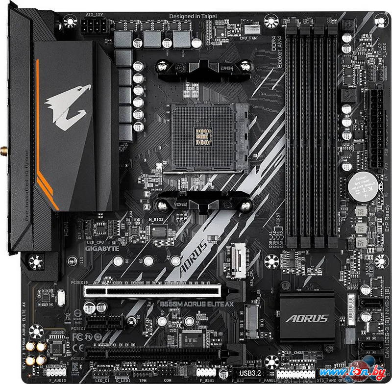 Материнская плата Gigabyte B550M Aorus Elite AX в Могилёве