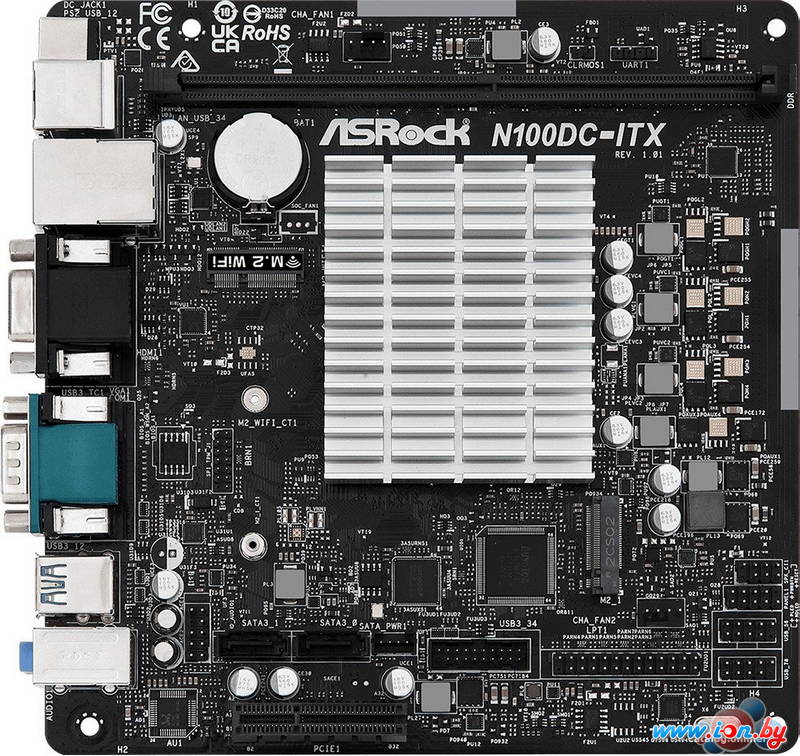 Материнская плата ASRock N100DC-ITX в Могилёве