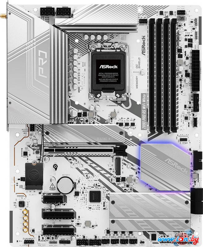 Материнская плата ASRock Z890 Pro RS WiFi White в Могилёве