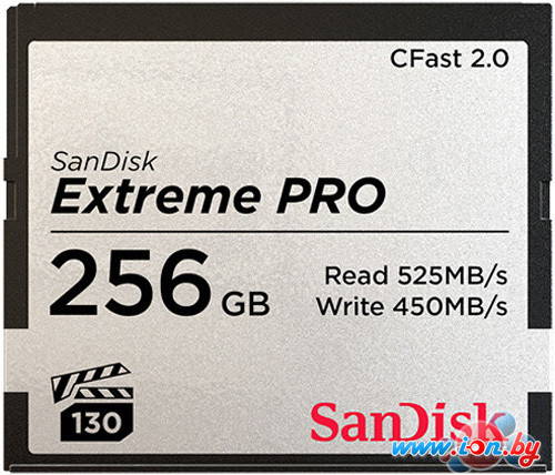 Карта памяти SanDisk Extreme PRO CFast 2.0 SDCFSP-256G-G46D 256GB в Минске