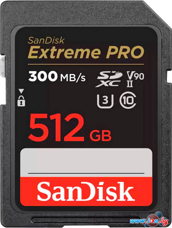 Карта памяти SanDisk Extreme Pro V90 SDXC 512GB SDSDXDK-512G-GN4IN в Минске