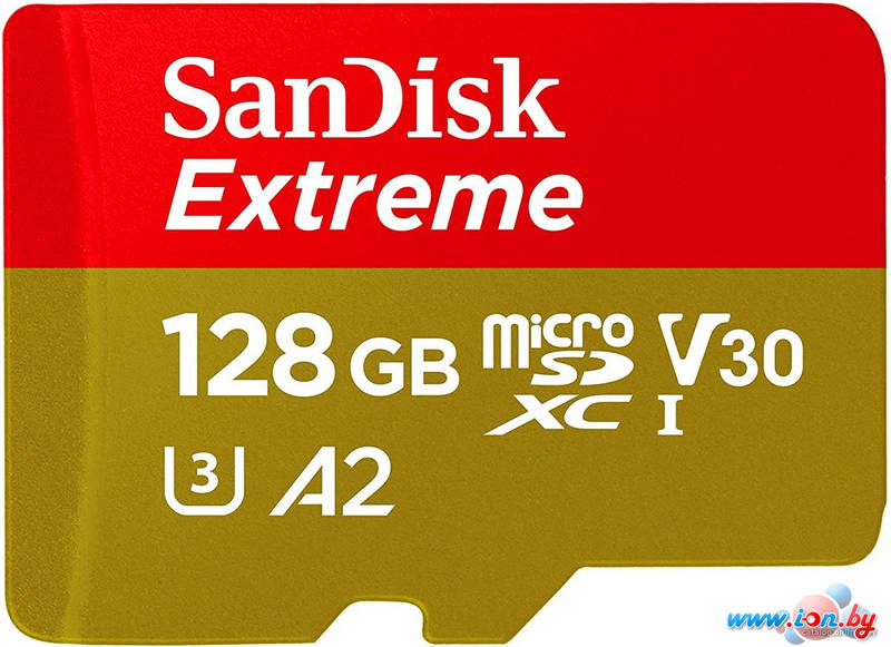 Карта памяти SanDisk Extreme microSDXC SDSQXA1-128G-GN6MN 128GB в Минске