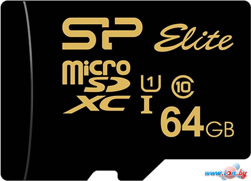 Карта памяти Silicon-Power Elite Gold microSDXC SP064GBSTXBU1V1G 64GB в Гомеле