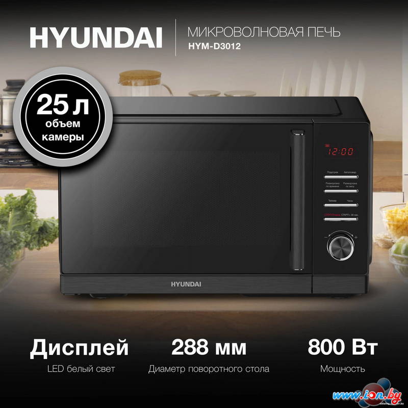 Микроволновая печь Hyundai HYM-D3012 в Могилёве