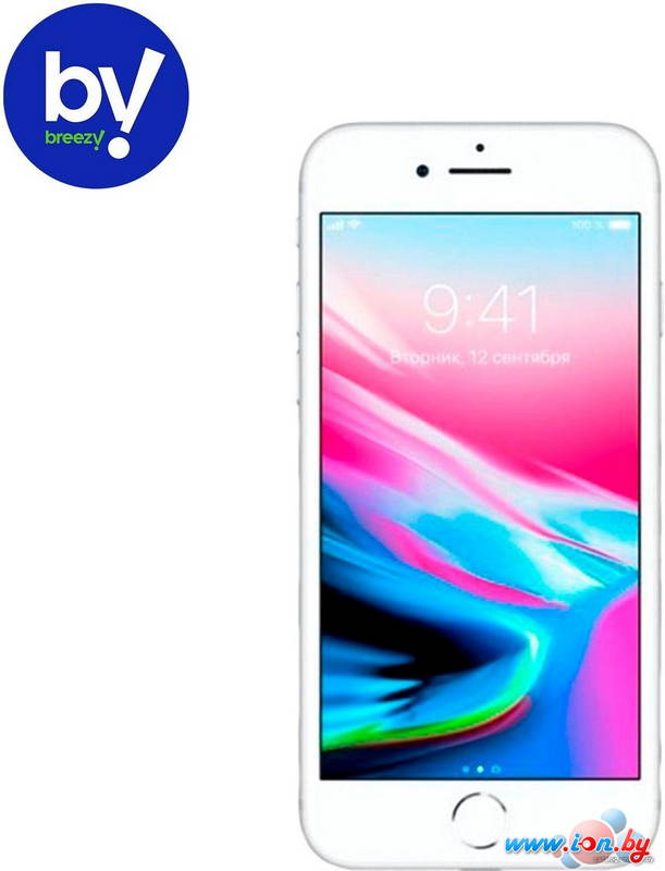 Смартфон Apple iPhone 8 64GB Восстановленный by Breezy, грейд A+ (серебристый) в Могилёве