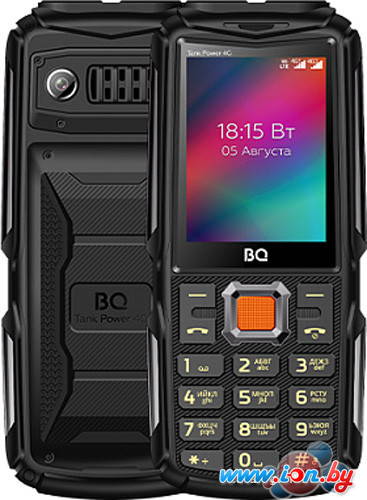 Кнопочный телефон BQ BQ-2410L Tank Power 4G (черный) в Могилёве