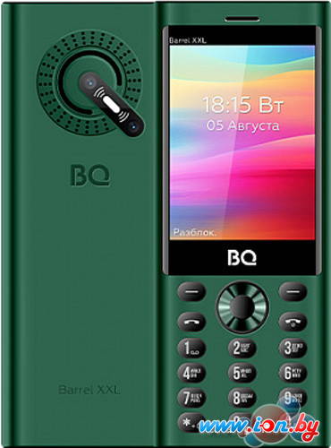 Кнопочный телефон BQ BQ-3598 Barrel XXL (зеленый) в Минске