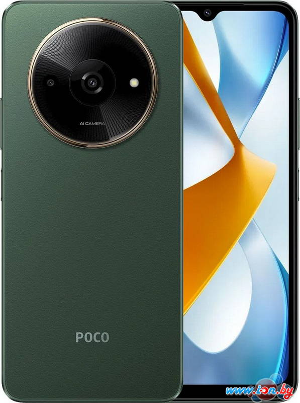 Смартфон POCO C61 4GB/128GB международная версия (зеленый) в Могилёве