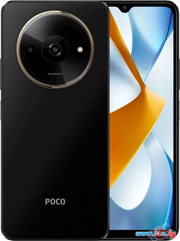 Смартфон POCO C61 4GB/128GB международная версия (черный) в Могилёве