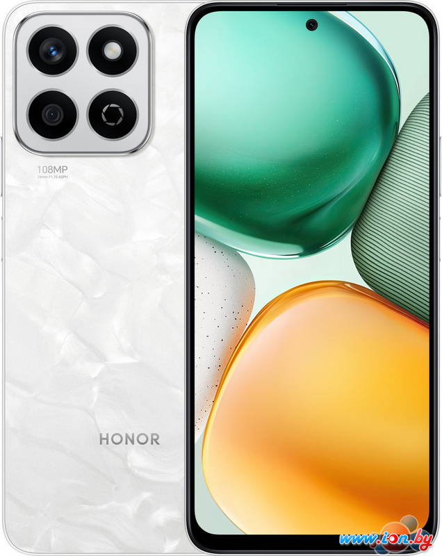 Смартфон HONOR X7c 8GB/256GB (лунный белый) в Могилёве