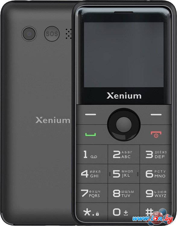 Кнопочный телефон Xenium X700 (черный) в Могилёве