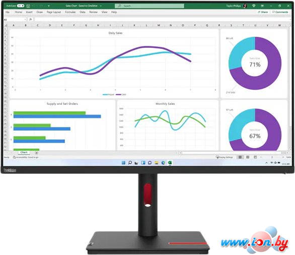 Монитор Lenovo ThinkVision T32h-30 63D3GAT1EU в Могилёве