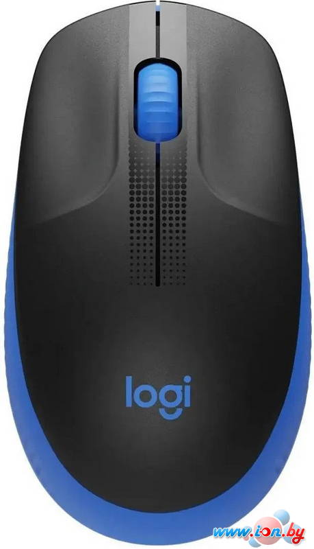 Мышь Logitech M191 (черный/синий) в Могилёве