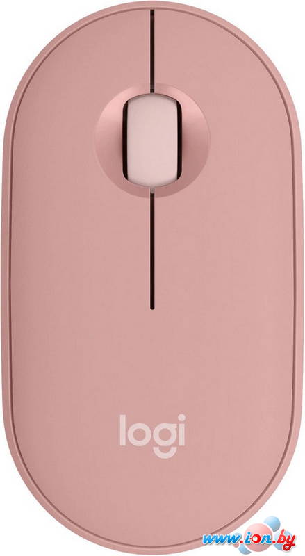 Мышь Logitech Pebble Mouse 2 M350s (розовый) в Могилёве