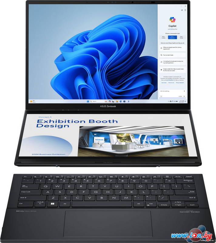 Рабочая станция ASUS Zenbook 14 Duo OLED UX8406MA-PZ051W в Гомеле