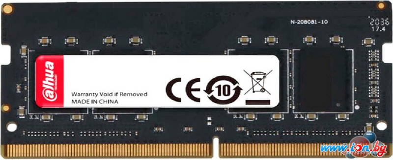 Оперативная память Dahua 8ГБ DDR4 SODIMM 3200 МГц DHI-DDR-C300S8G26 в Могилёве