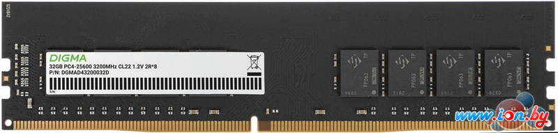 Оперативная память Digma 32ГБ DDR4 3200 МГц DGMAD43200032D в Могилёве