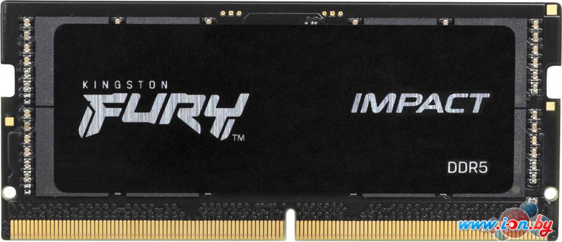 Оперативная память Kingston FURY Impact 16ГБ DDR5 SODIMM 6400 МГц KF564S38IB-16 в Гродно