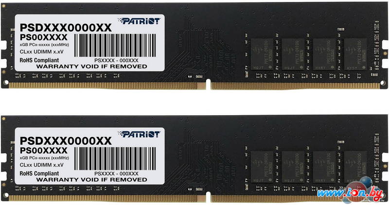 Оперативная память Patriot Signature Line 2x32GB DDR4 PC4-25600 PSD464G3200K в Минске