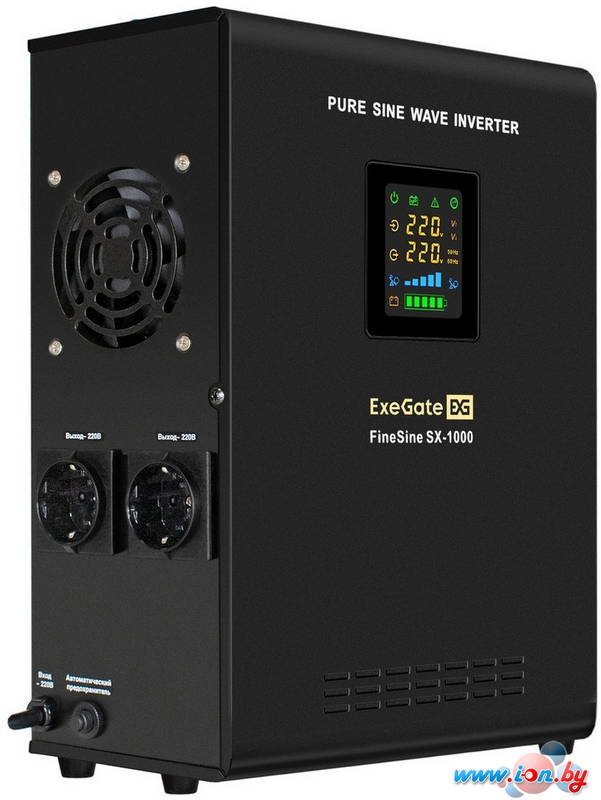 Источник бесперебойного питания ExeGate FineSine SX-1000.LCD.AVR.2SH EX295997RUS в Могилёве