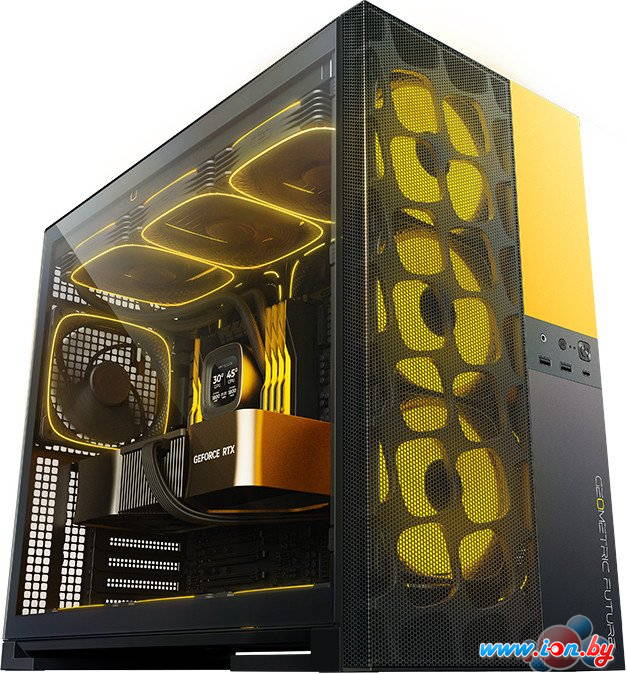 Корпус Geometric Future Model 5 Vent (черный/желтый) в Могилёве