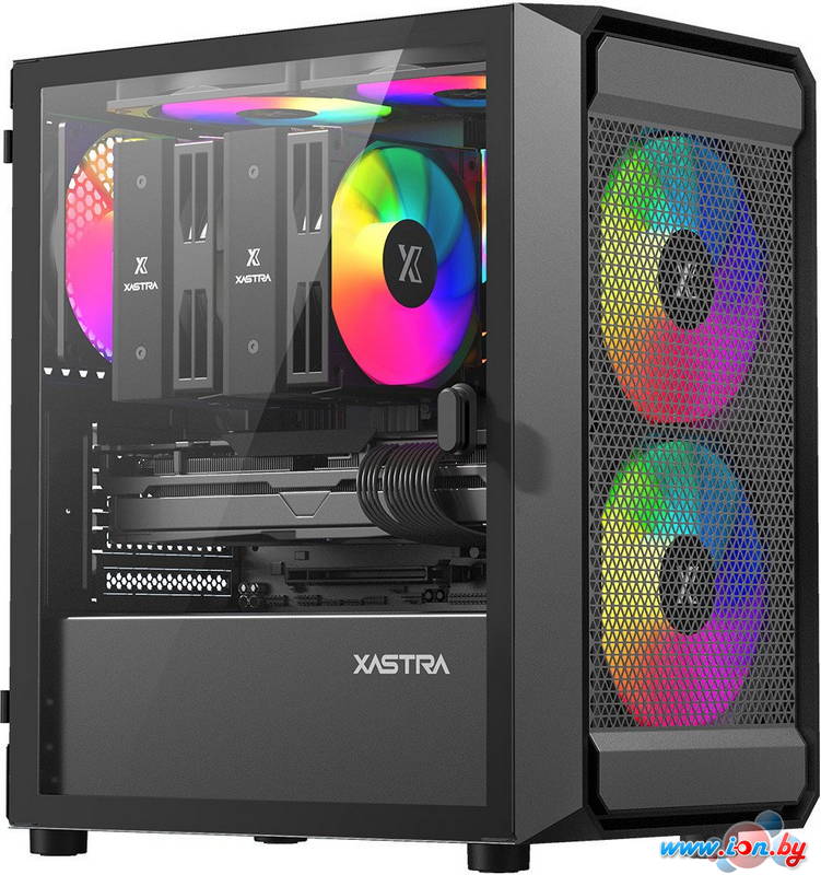 Корпус XASTRA A303M 3ARGB (черный) в Могилёве