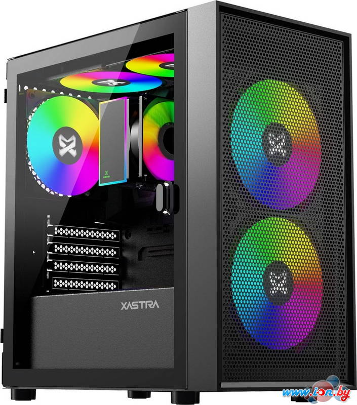 Корпус XASTRA A305M 3ARGB (черный) в Могилёве