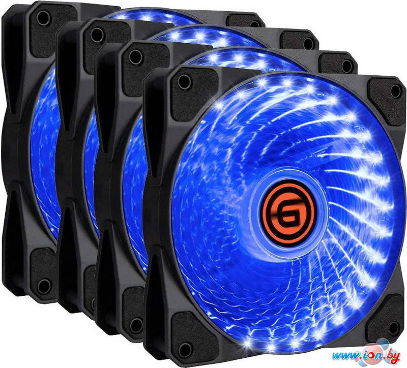 Комплект вентиляторов для корпуса Ginzzu 12LB33 (4 шт.) в Могилёве