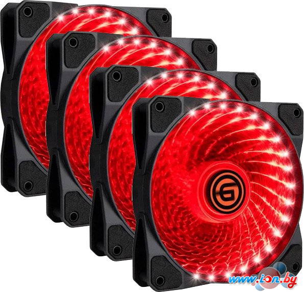 Комплект вентиляторов для корпуса Ginzzu 12LR33 (4 шт.) в Могилёве
