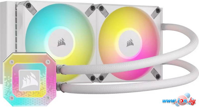 Система жидкостного охлаждения для процессора Corsair iCUE H100i Elite Capellix XT White CW-9060072-WW в Могилёве