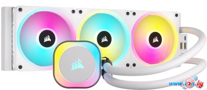 Система жидкостного охлаждения для процессора Corsair iCUE LINK H150i RGB White CW-9061006-WW в Могилёве