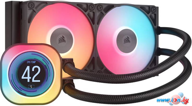 Система жидкостного охлаждения для процессора Corsair iCUE LINK TITAN 240 RX LCD CW-9061022-WW в Могилёве