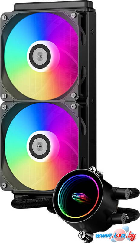 Система жидкостного охлаждения для процессора PCCooler DA240 ARGB (черный) в Могилёве