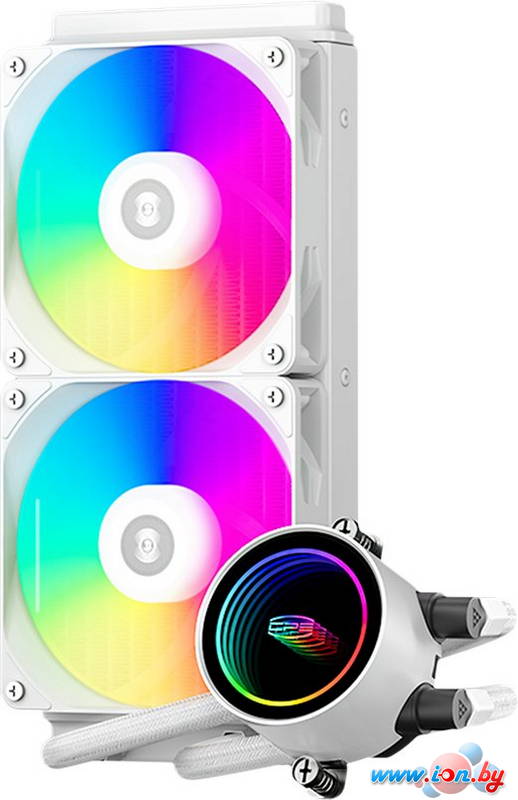 Система жидкостного охлаждения для процессора PCCooler DA240 ARGB (белый) в Могилёве