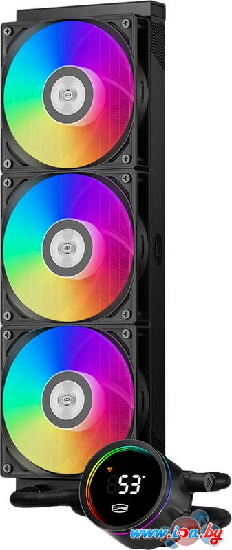 Система жидкостного охлаждения для процессора PCCooler DA360 Pro ARGB Digital (черный) в Могилёве