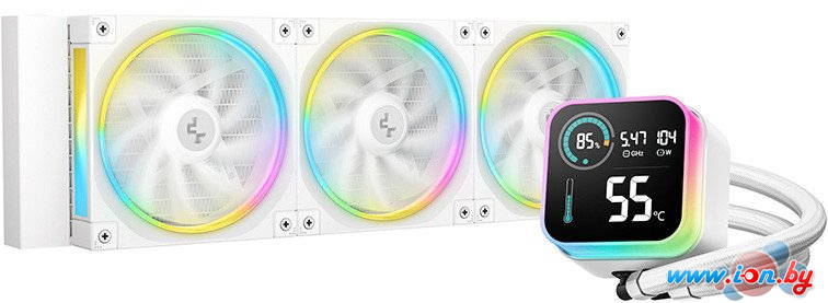 Система жидкостного охлаждения для процессора DeepCool LQ360 WH R-LQ360-WHDSMC-G-1 в Могилёве