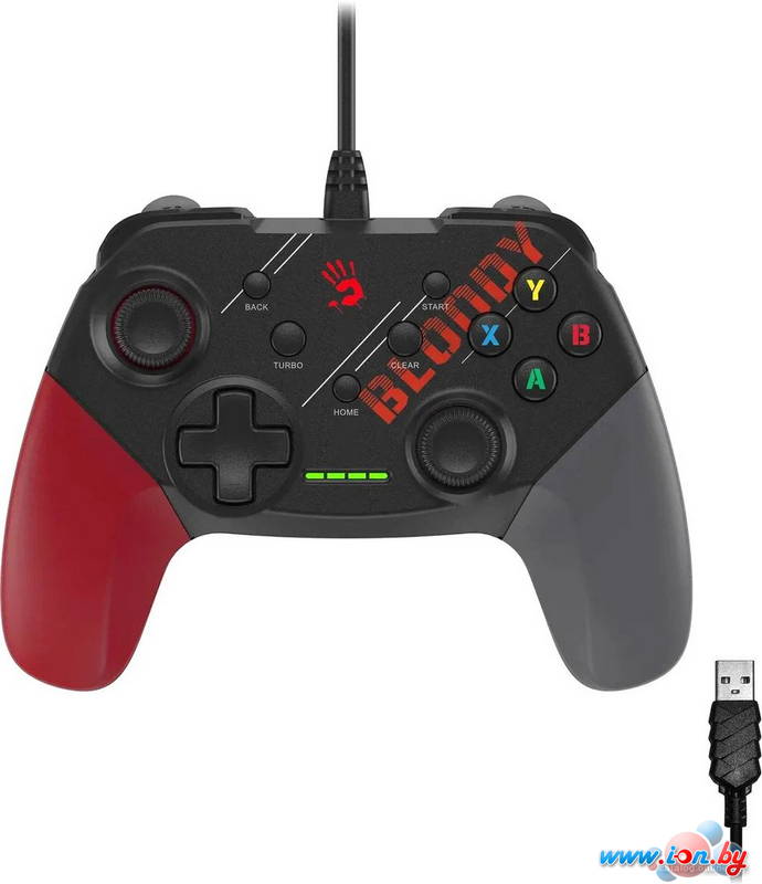 Геймпад A4Tech Bloody GP30 (черный/красный) в Могилёве