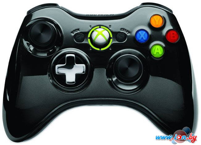 Геймпад Microsoft Xbox 360 Wireless Controller Chrome Black в Могилёве