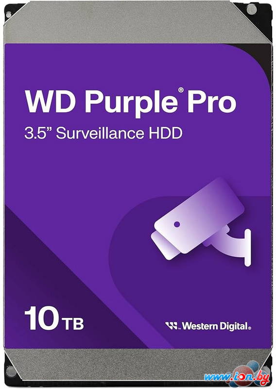 Жесткий диск WD Purple Pro 10TB WD102PURP в Могилёве