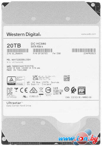 Жесткий диск WD Ultrastar DC HC560 20TB WUH722020BLE604 в Могилёве
