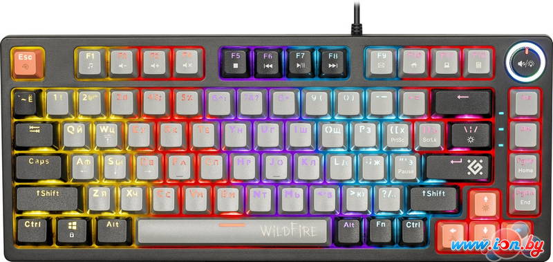 Клавиатура Defender Wildfire GK-213 (серый/черный) в Могилёве
