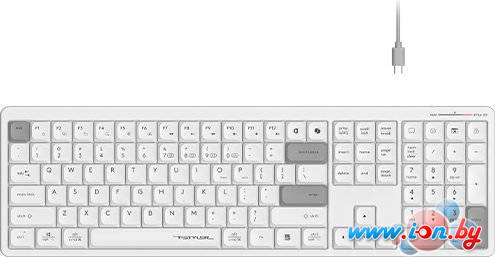 Клавиатура A4Tech Fstyler FBX55C (белый) в Могилёве