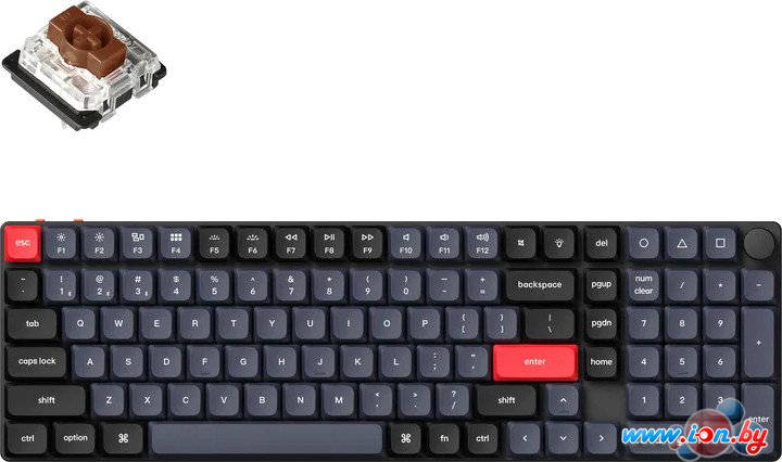 Клавиатура Keychron K17 Pro K17P-H3-RU (Gateron Low Profile Brown) в Могилёве