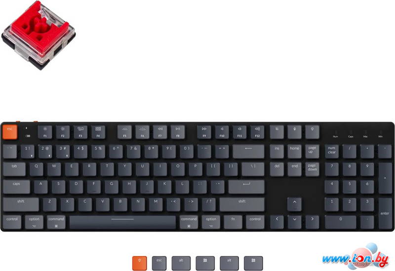 Клавиатура Keychron K5 SE RGB K5SE-E1-RU (Keychron Low Profile Optical Red) в Могилёве