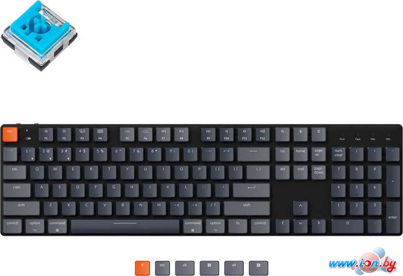 Клавиатура Keychron K5 SE RGB K5SE-E2-RU (Keychron Low Profile Optical Blue) в Могилёве