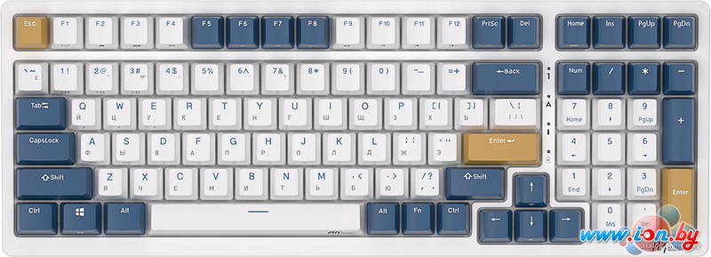 Клавиатура Royal Kludge RK98 RGB Klein Blue (RK Blue) в Могилёве